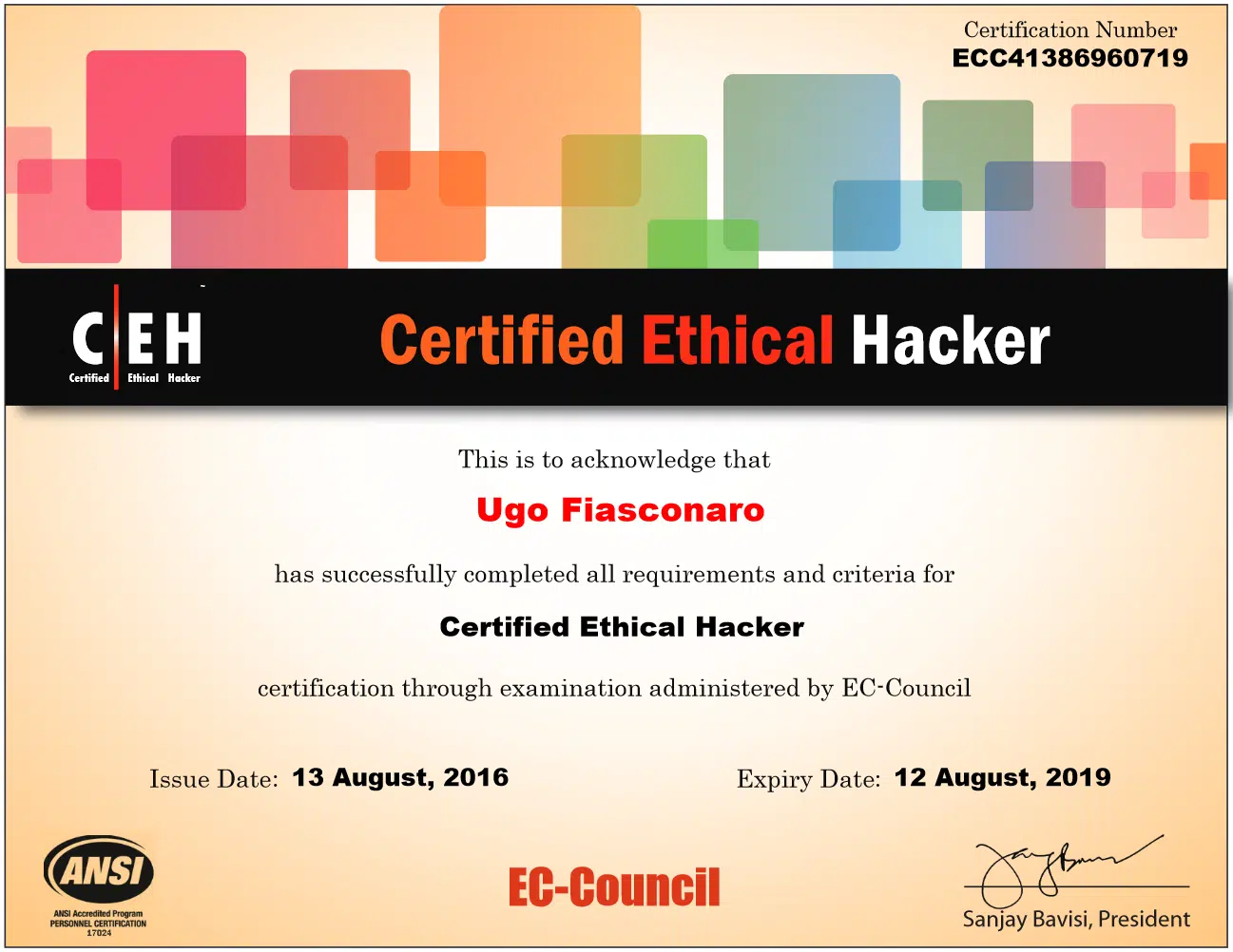 Certificazione CEH hacking Etico - CEH ethical hacking - certified ethical hacker